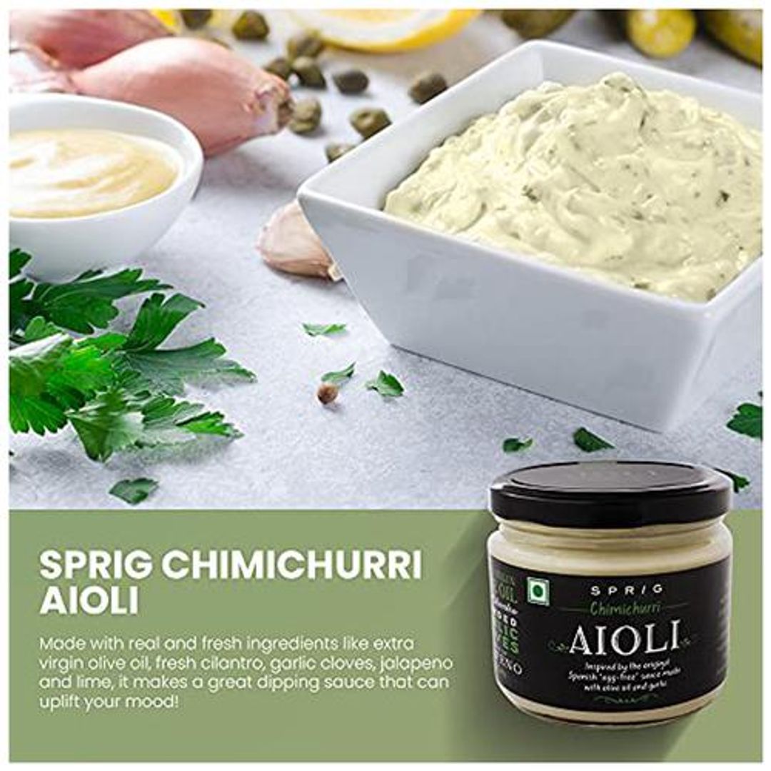 Chimichurri Aioli -  Eggless, Used As A Dip,Spread, For Sandwiches, Salads