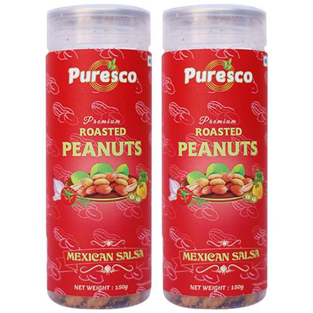 Premium Roasted Peanuts - Healthy, Mexican Salsa Flavour