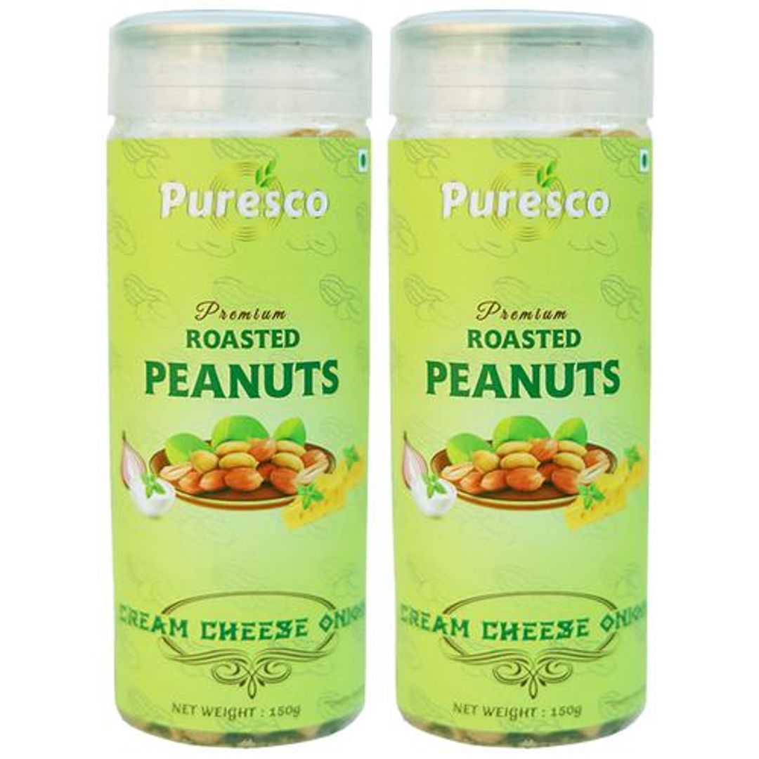 Premium Roasted Peanuts - Healthy, Cream Cheese Onion Flavour