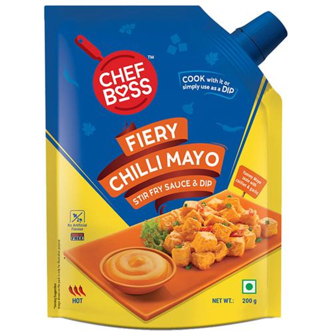 Fiery Chilli Mayo Sauce – Stir Fry Sauce & Dip, Eggless Mayonnaise