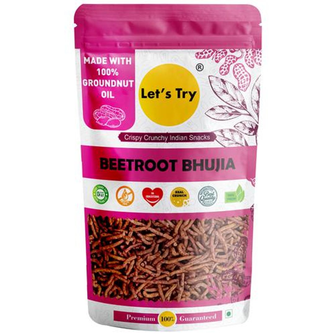 Beetroot Bhujia Snacks - Crispy, Crunchy, High In Quality