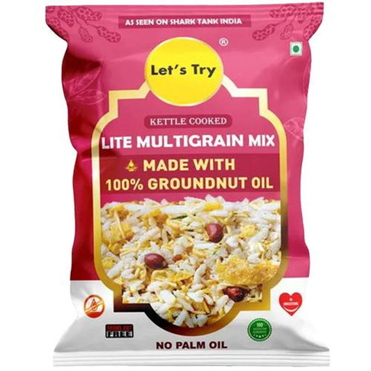 Kettle Cooked Lite Multigrain Mix - Made With 100% Groundnut Oil