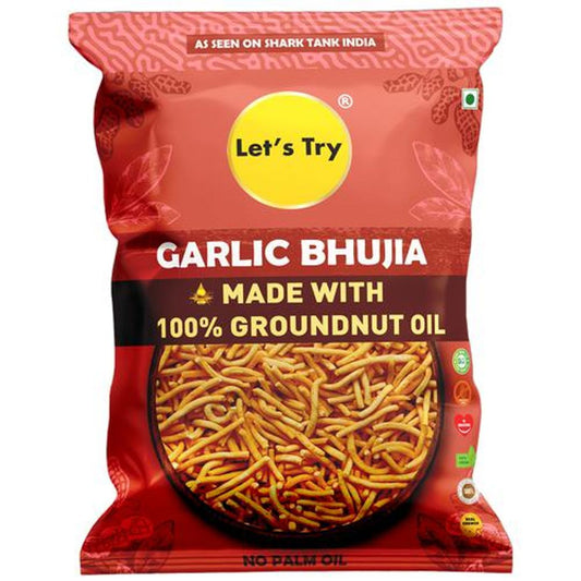 Garlic Bhujia - Made With 100% Groundnut Oil