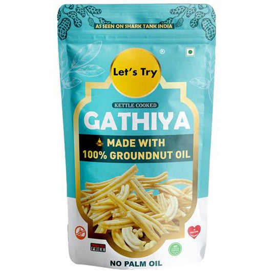 Kettle Cooked Gathiya - Made With 100% Groundnut Oil