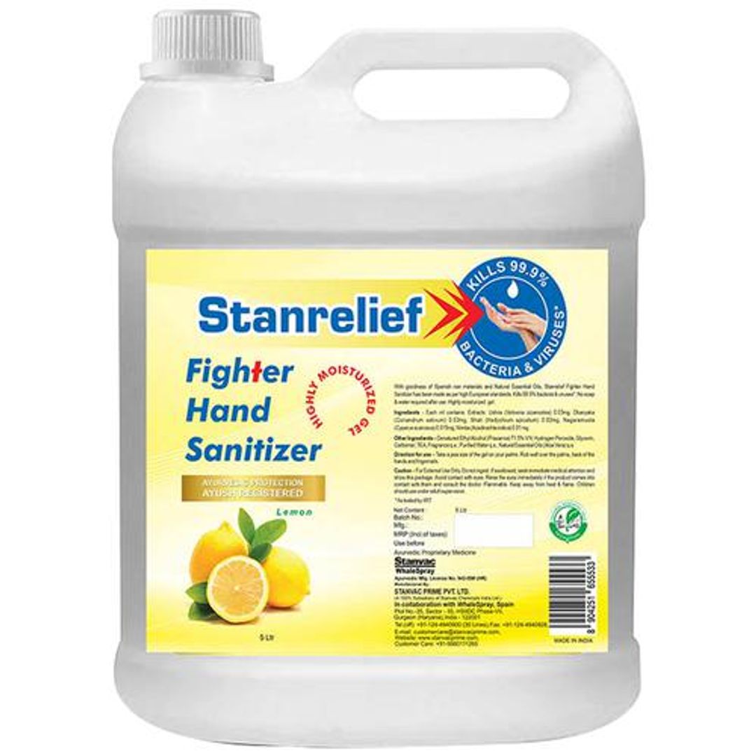 Fighter Hand Rub - With 70% Alcohol, Lemon