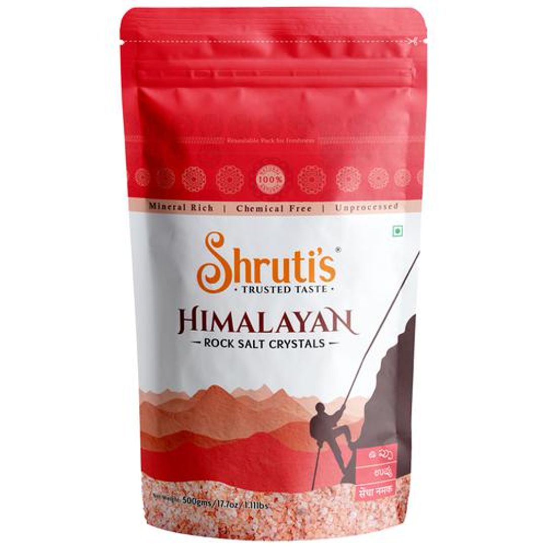 Himalayan Rock Salt Crystals - 100% Natural, Rich In Minerals, Chemical Free