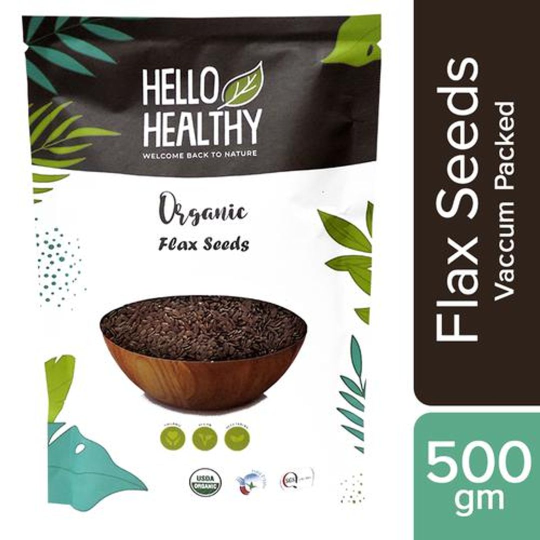 Organic Flax Seeds - Helps Improve Digestive Health