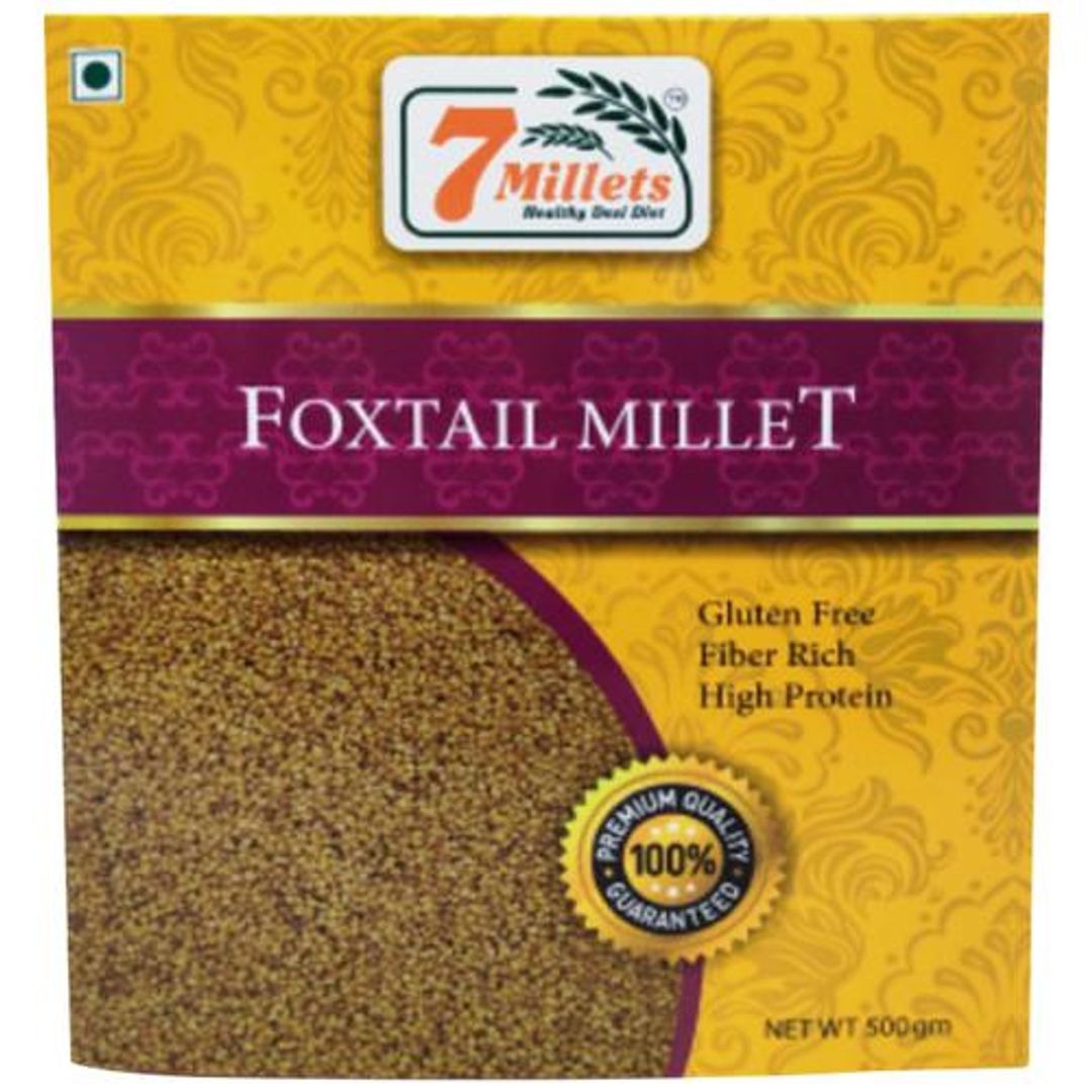 Foxtail Millet - Premium Quality, Raw, Unpolished, Gluten Free, Fiber Rich