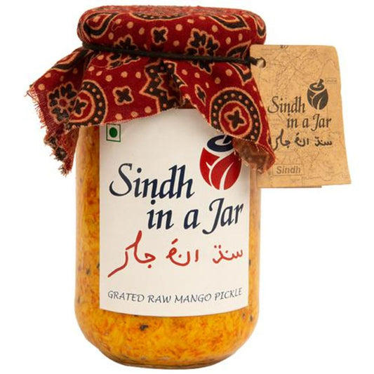 Sindh In A Jar Grated Raw Mango Pickle - Spicy & Tangy Flavour