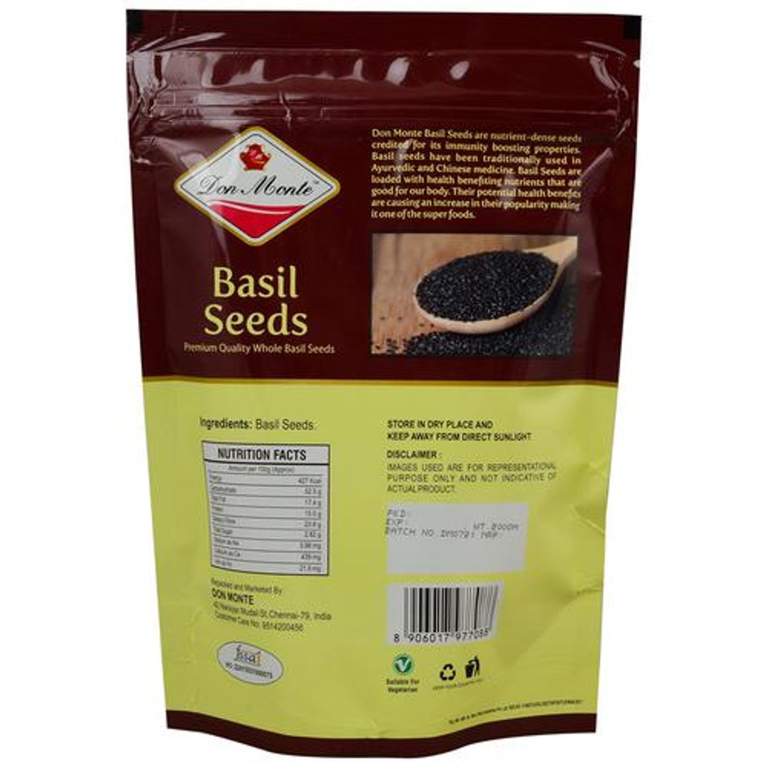 Organic Basil Seeds - Premium Quality, For Desserts, Beverages