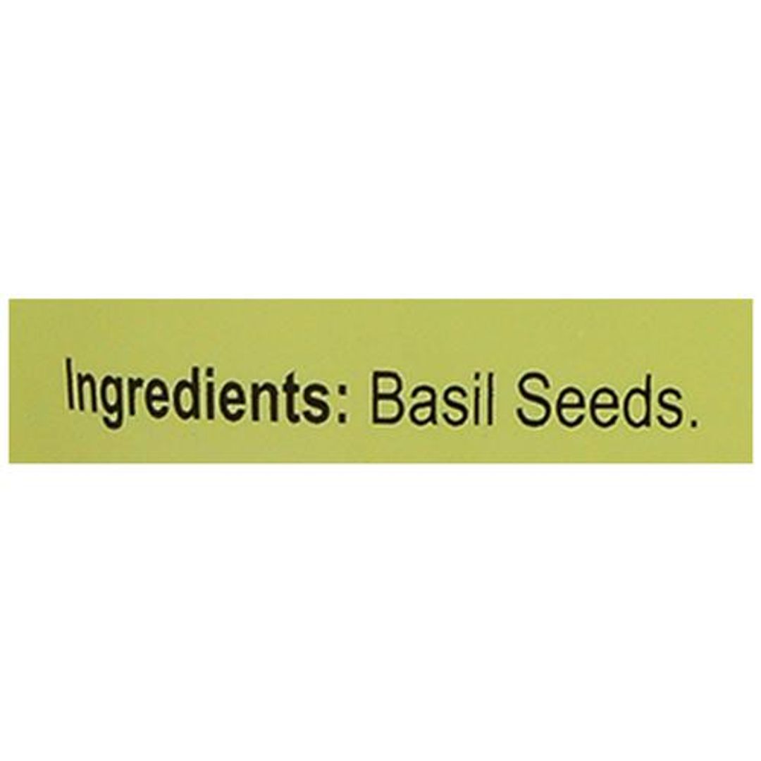 Organic Basil Seeds - Premium Quality, For Desserts, Beverages