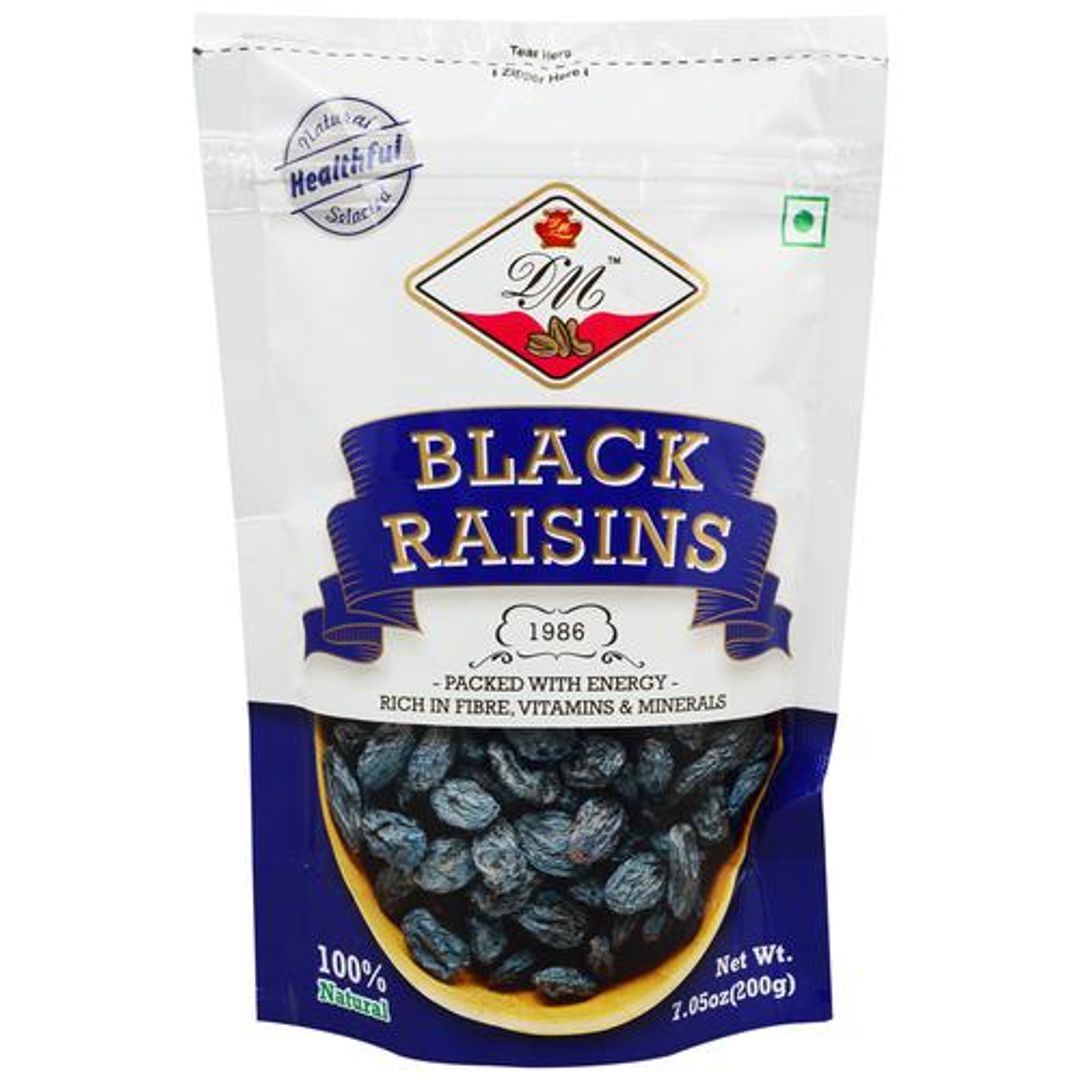 Black Raisins - 100% Natural, Iron & Antioxidant Rich Dry Fruits