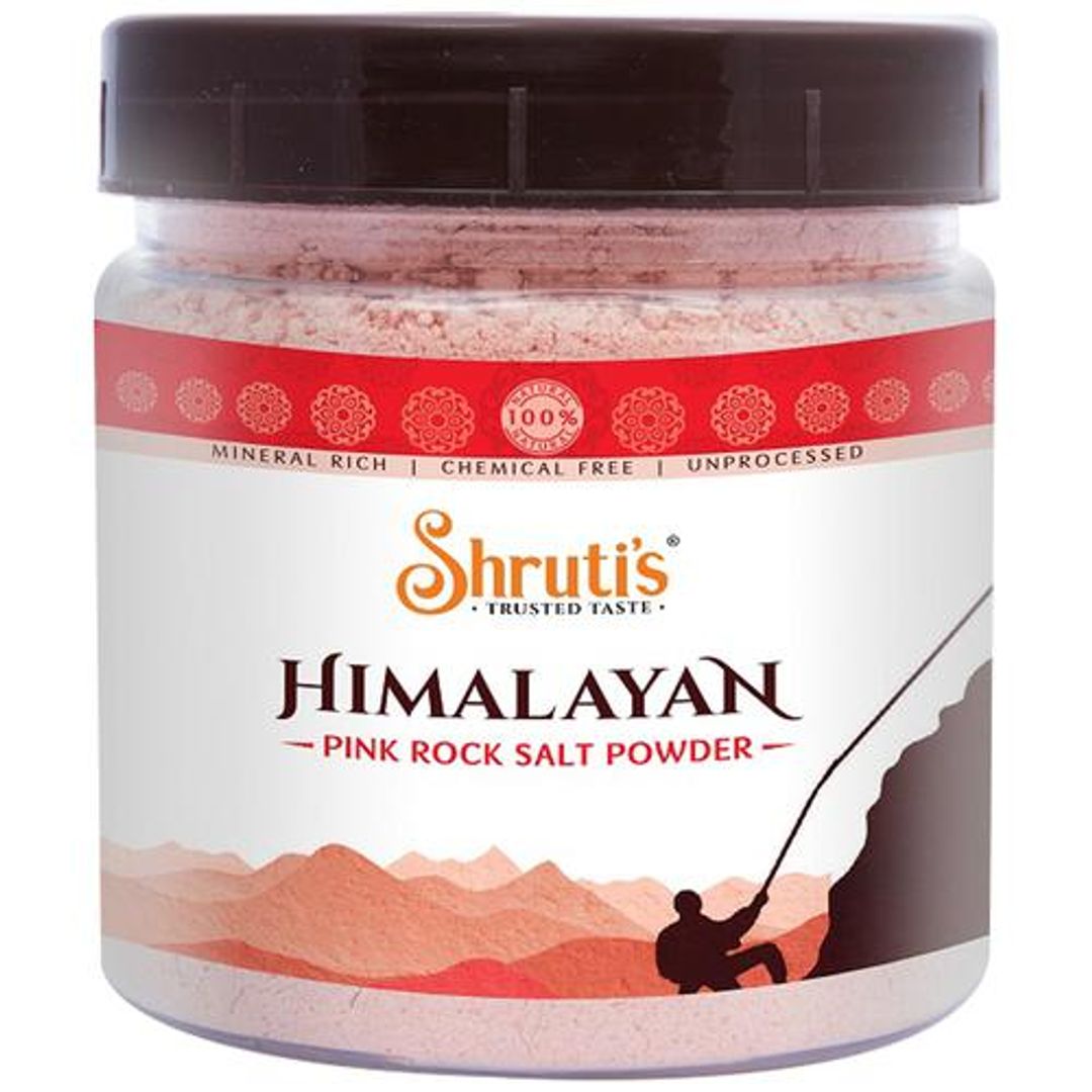 Himalayan Pink Rock Salt Powder - Chemical Free, Unprocessed, Rich In Minerals