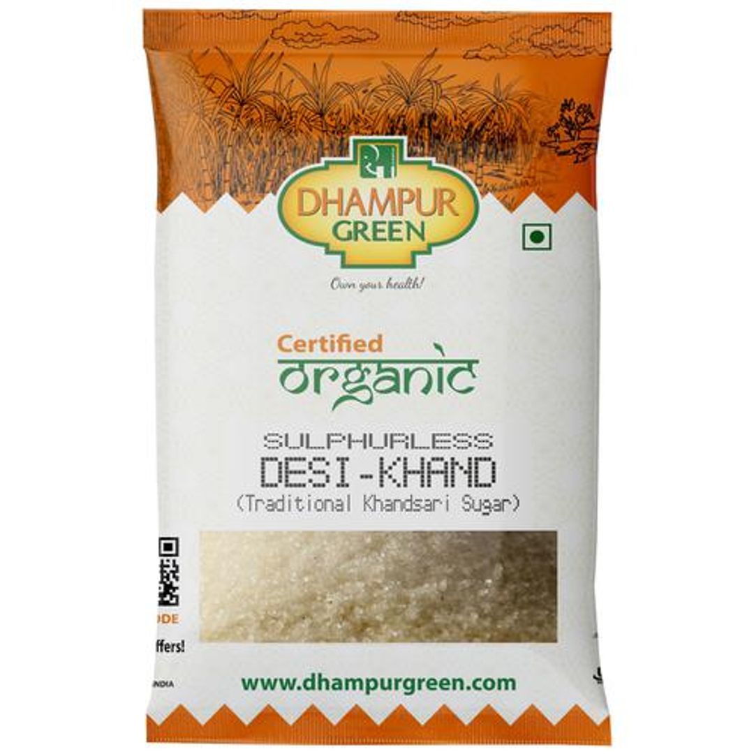 Organic Sulphurless Desi Khand - Rich In Vitamins, Minerals & Fibre