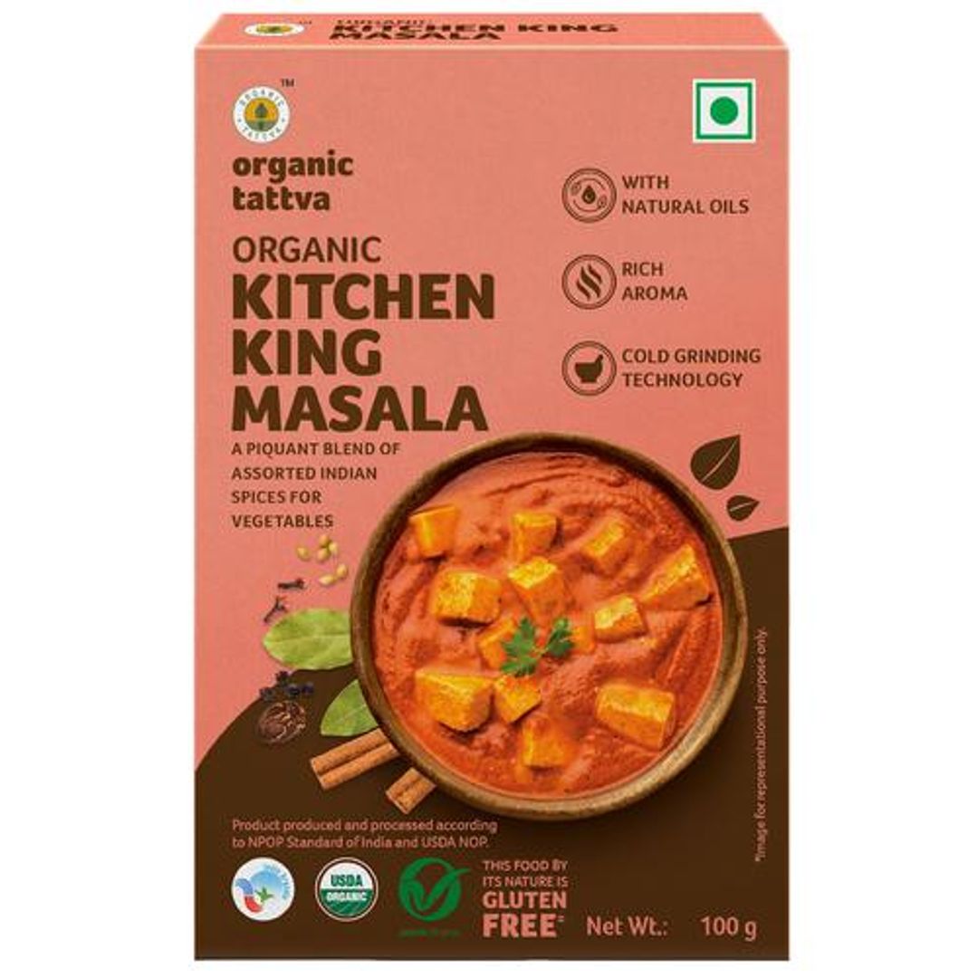 Organic Kitchen King Masala - Made From Whole Spices, Dry Roasted