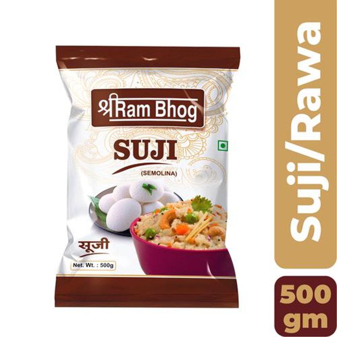 Suji/Rawa/Semolina - Made With Hard Durum Wheat, Rich In Protein, Fibre & Nutrients