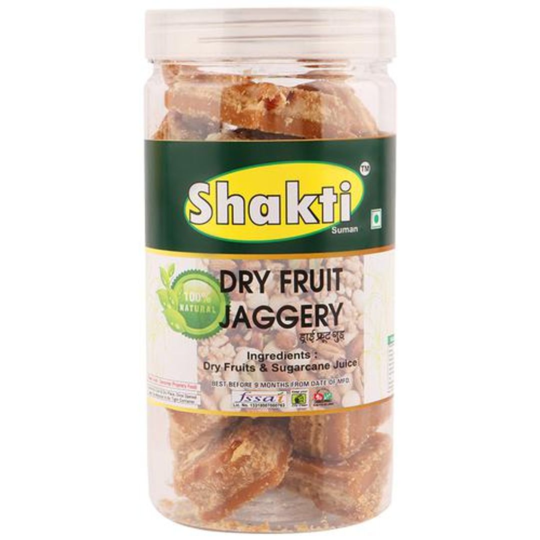 Dry Fruit Jaggery - 100% Natural & Pure, Improves Digestion