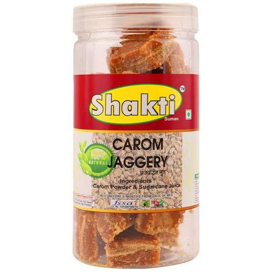 Carom Jaggery - 100% Natural & Pure, Improves Digestion