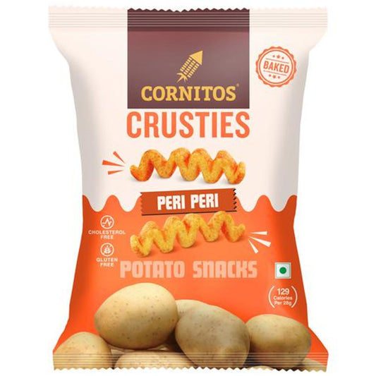 Crusties Potato Snacks - Cholesterol & Gluten Free, Peri Peri