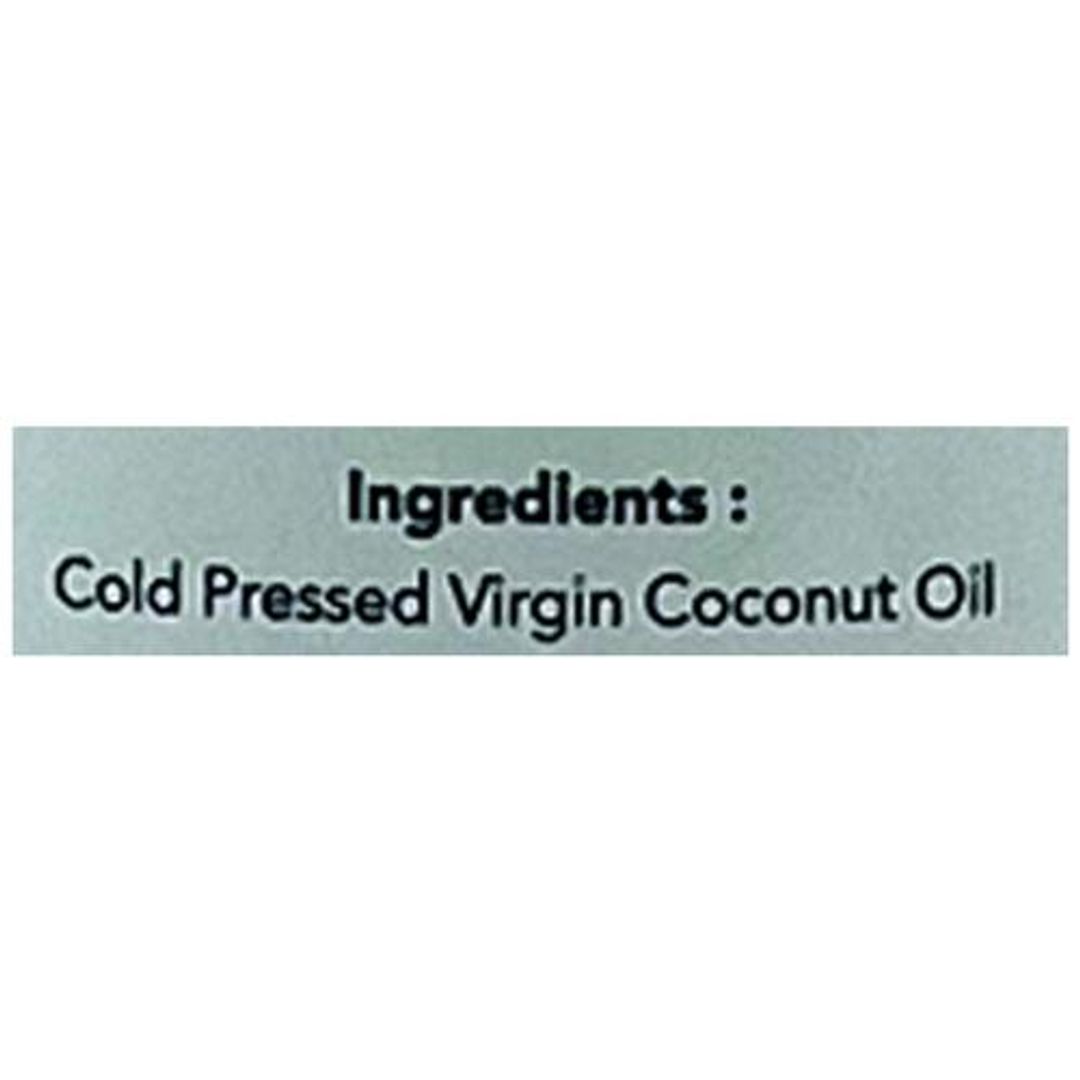 Natural Cold Pressed Virgin Coconut Oil - Great For Skin & Hair, Treats Thyroid