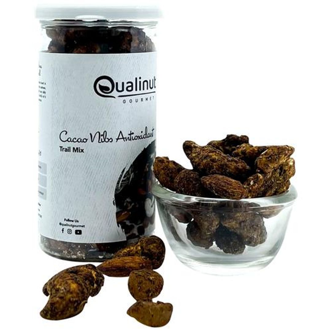 Cacao Nibs Antioxidant Trail Mix - Loaded With Healthy Nutrients