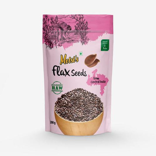 Flax Seeds - Raw, Rich In Protein & Omega-3 Fatty Acids, Helps In Weight Loss