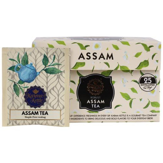 Robust Assam Tea - Made With Whole Herbs, Spices, Long Leaves & Floral Elements