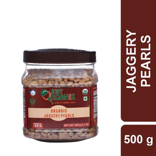 Organic Jaggery Pearls - Perfect Sweet Snack, Rich In Vitamins & Minerals