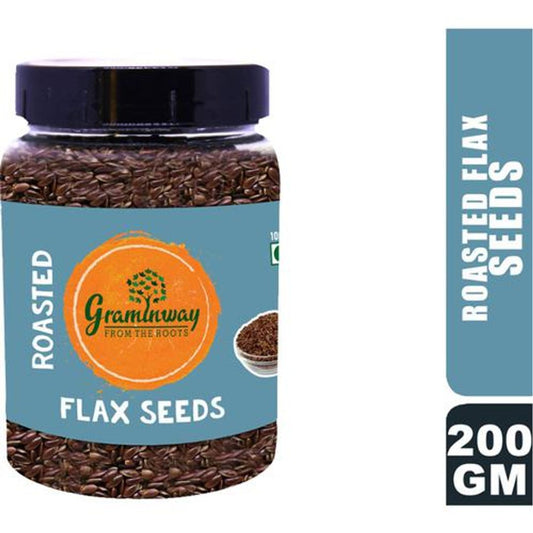 Roasted Flax Seeds - Rich In Protein, Fibre & Omega 3, Helps Reduce Blood Sugar Levels