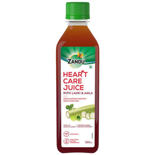 Heart Care Juice - Lauki & Amla, Vegetarian, Cardio Protective Properties, Helps Relief Stress