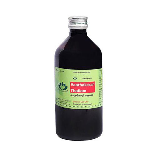 Vaathakesari Thailam Oil - Therayer Thailavarkam, Siddha Medicine, For Paralysis & Neuritis