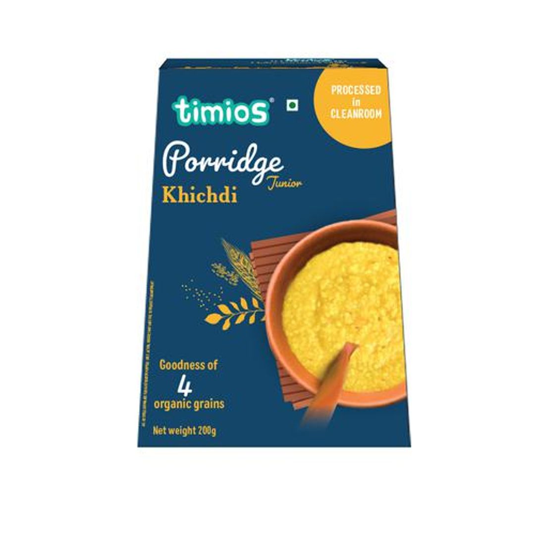 Porridge Junior Khichdi - Goodness Of 4 Organic Grains, Rich In Protein & Fibre, Easy To Digest