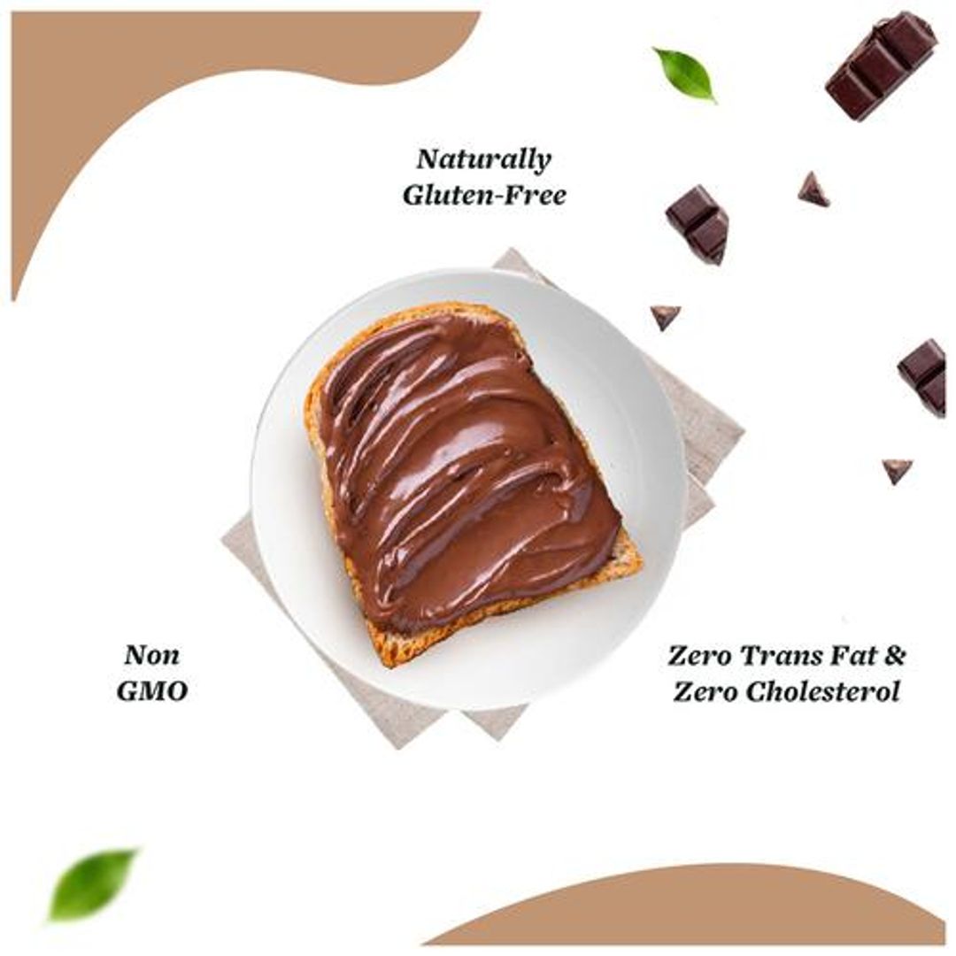 Dark Chocolate Peanut Butter - Creamy, Power of Omega-3, Gluten free, 19g Protein, Non-GMO