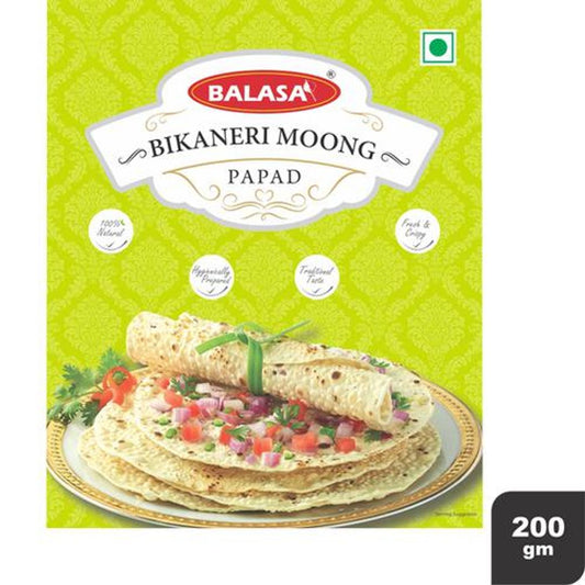 Bikaneri Moongh Papad - Big, Fresh & Cripsy, Traditional Taste