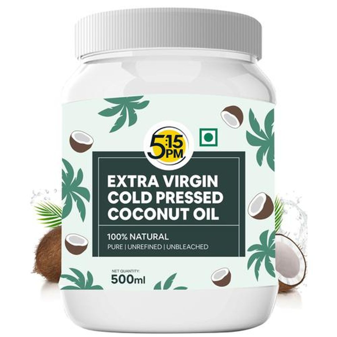 Extra Virgin Cold Pressed Coconut Oil - For Hair Growth, Skin & Cooking