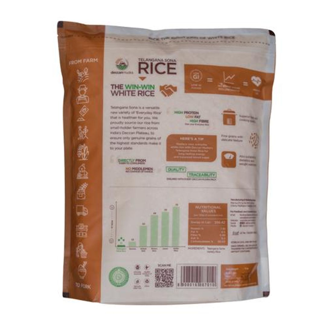 Telangana Sona Rice - Rich In Nutrients, Low GI, Helps Manage Weight