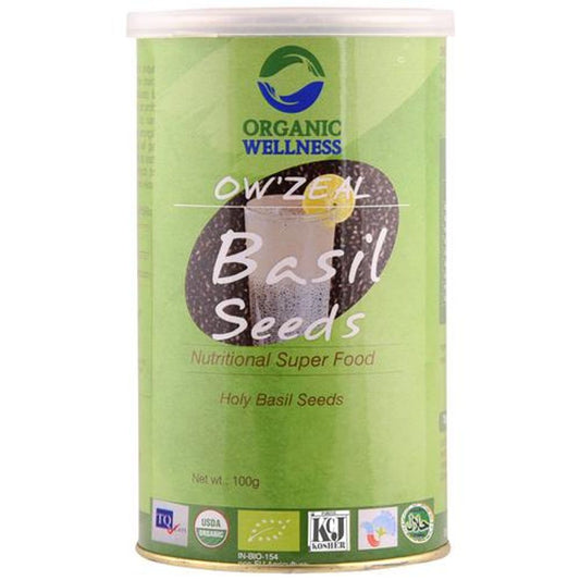 Ow' Zeal Basil Seeds - Rich In Fibre, Helps Manage Weight, Boosts Energy