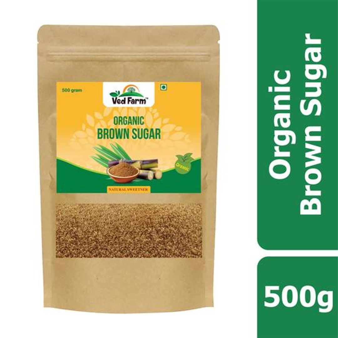 Organic Brown Sugar - Natural Sweetener, Rich In Calcium & Iron, Boosts Immunity