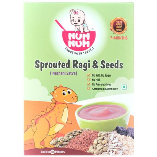 Sprouted Ragi & Seeds/Nachani Satva - Provides Energy, For Babies Above 7 Months