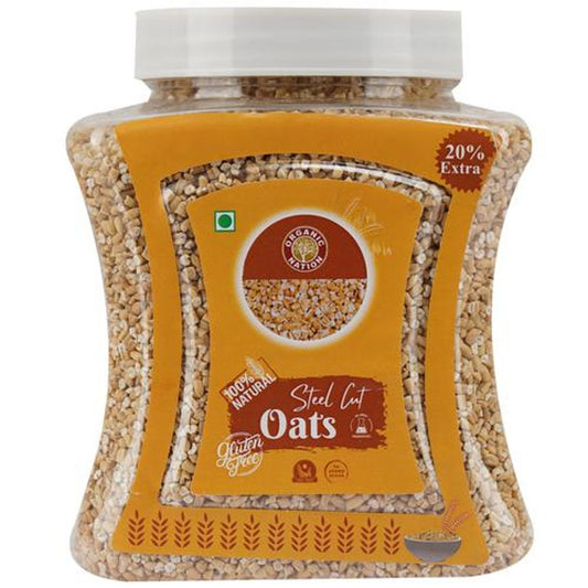 Steel Cut Oats - 100% Natural, Promotes Weight Loss, Gluten-free, Healthy Breakfast