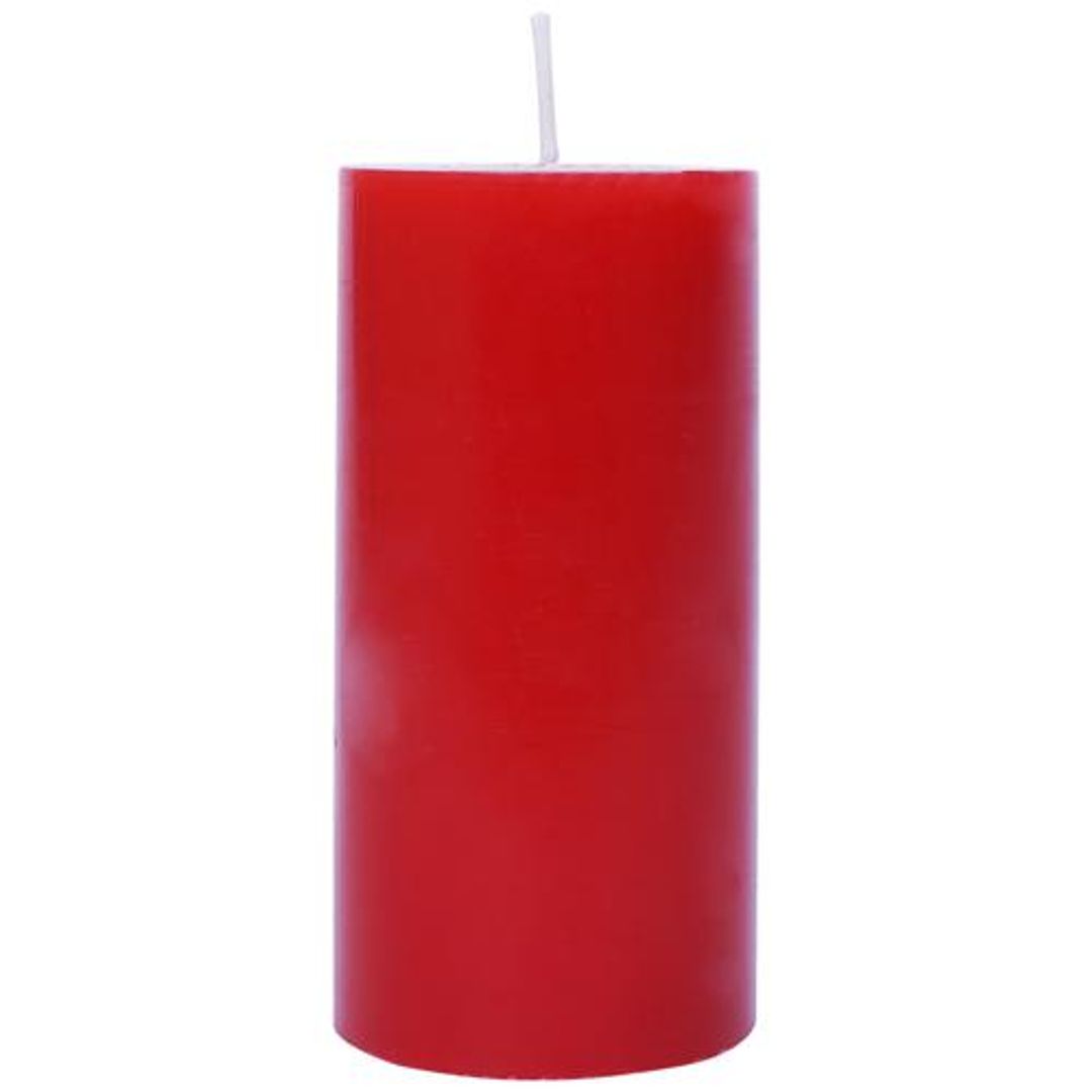 Candle - white, 5 cm by 10 cm