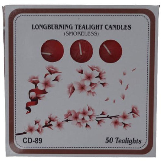 VC Red Tea Lights - Red