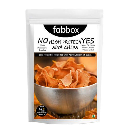 High Protein Masala Soya Chips - Healthy Snack, Gluten-Free, Vegan