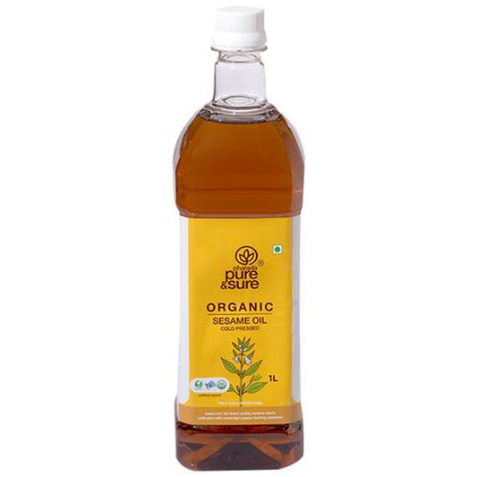 Organic Sesame Oil - Cold Pressed, Nutty Flavour