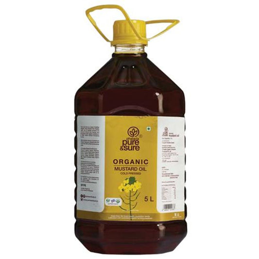 Organic Mustard Oil - Cold Pressed, Nutrient Rich