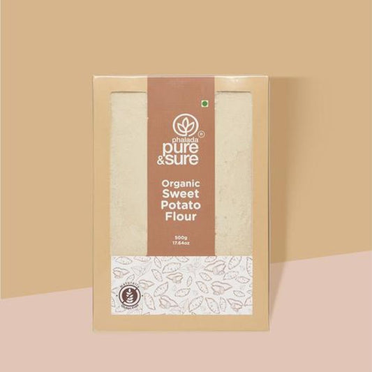 Organic Sweet Potato Flour - Good For Digestive Health & Blood Sugar Management