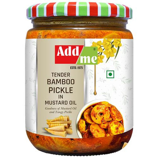 Tender Bamboo Pickle - In Mustard Oil, Tangy Taste