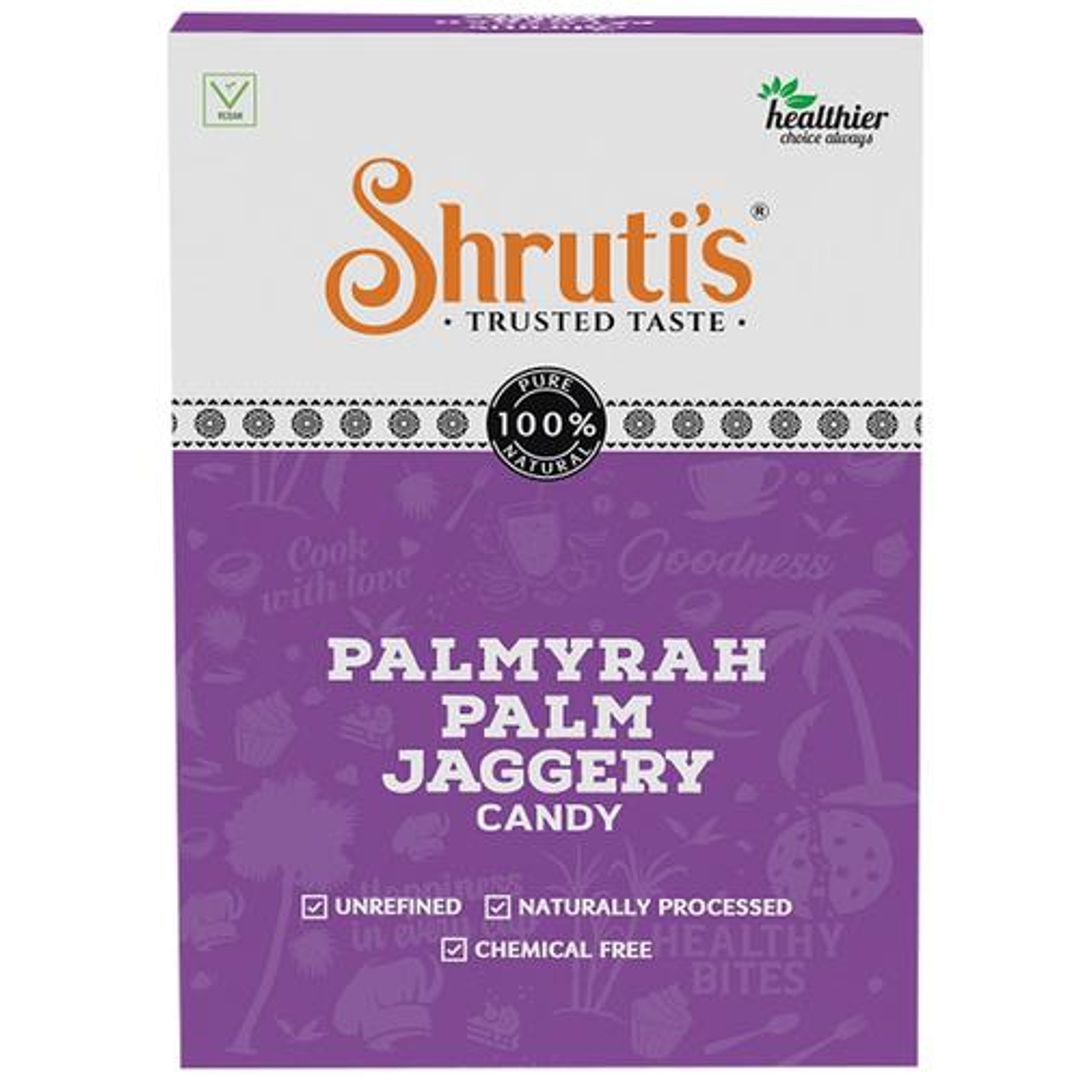 Palmyrah Palm Jaggery Candy - Unrefined, Naturally Processed, Nutrient Rich