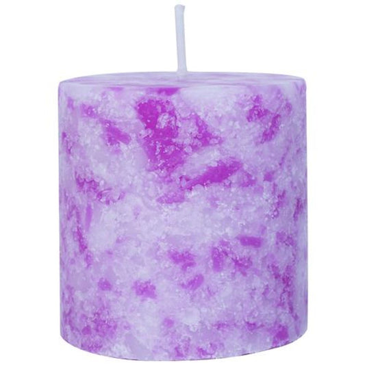 Aroma Pillar Candle - Rose, 6 By 6 cm, Superior Quality