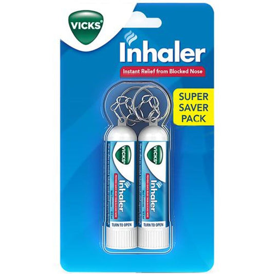 Inhaler - Instant Relief From Blocked Nose, With Keychain Balm